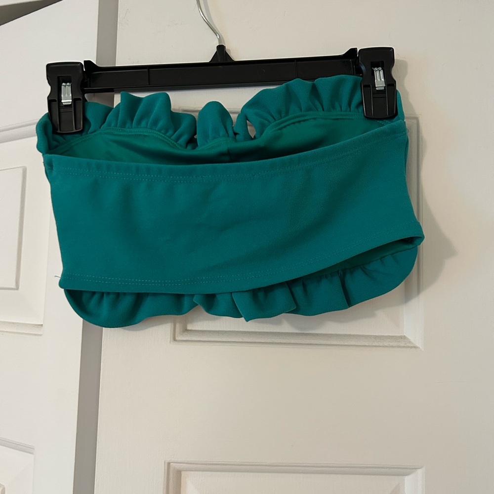 Teal Ruffled Set - Picture 2 of 4